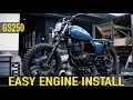 Suzuki GS250 - Part 9 -EASY & CLEAN  Engine Install