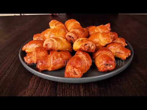 Самый быстрый рецепт РОГАЛИКОВ с любой начинкой!