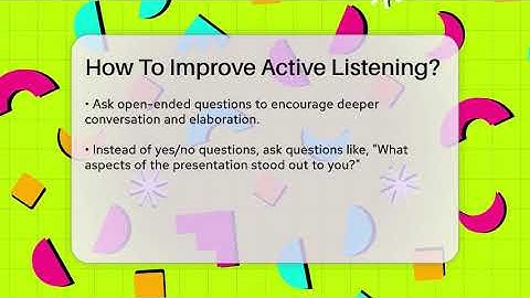 How To Improve Active Listening? - The Personal Growth Path