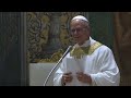 Pope Leo XIV addresses Cardinals in English during first mass
