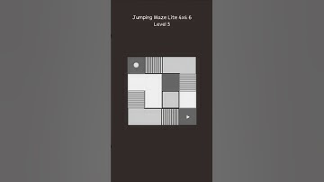 3D maze puzzle Lv3 | JumpingMaze Lite 4x4 6