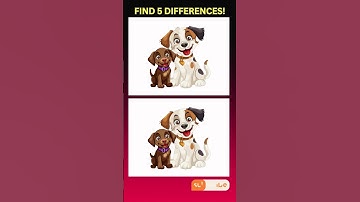 Can You Spot 5 DIFFERENCES ? Find The Difference! #shorts