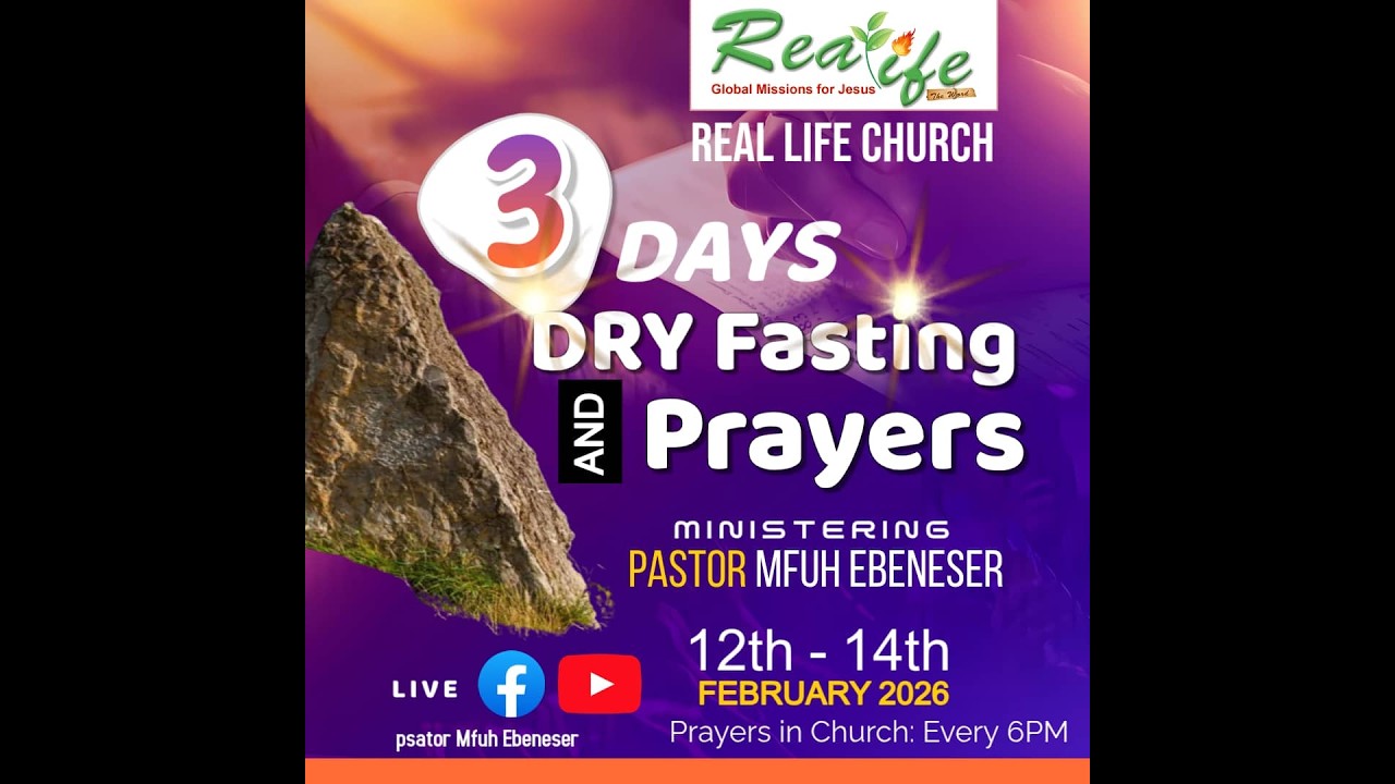 DAY 3 OF 3 DAYS OF DRY FASTING AND PRAYERS. - YouTube