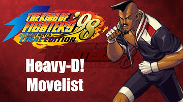Heavy-D! Movelist [The King of Fighters 