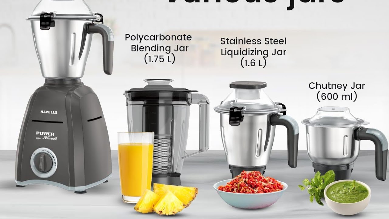 Havells Mixer Grinder  800W Hunk Model Unboxing & Review ( हैवेल्स मिक्सर ग्राइंडर)