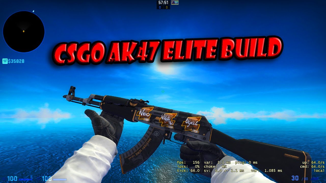 FIZ TRADE DE CS GO!!! AK 47 ELITE BUILD REVIEW!!! - YouTube