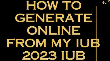 How to generate online challan from my IUB portal || The Islamia University Of Bahawalpur