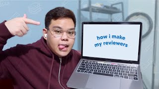 Preparing for Exam Week | How I make reviewers