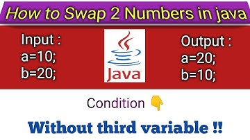 swaping 2 numbers  without temp variable in java easy 👍#java#coding#shorts#short#programming