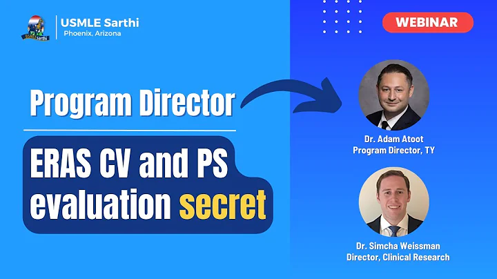 How Program Directors evaluate ERAS CV: Tips, Sample