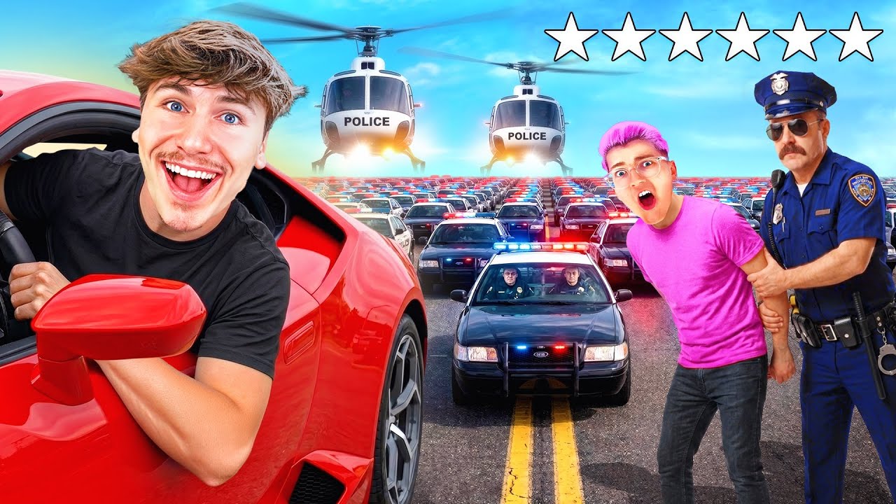 ON DOIT S’ÉCHAPPER DES 6 ÉTOILES SUR GTA !! (Incroyable)
