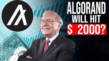 ALGORAND Will Hit $2000 OVERNIGHT! (Algorand News Today & Algorand Price Prediction 2022)