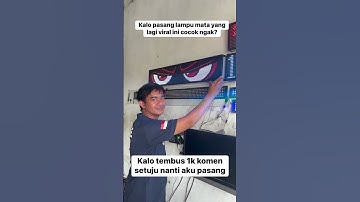 Thumbnail of Fausi ardant ardant bingung mau pasang lampu mata biral