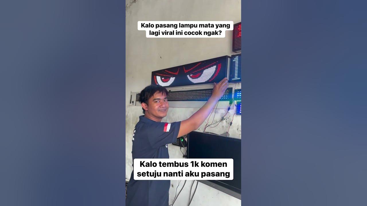 Fausi ardant ardant bingung mau pasang lampu mata biral Fausi ardant ardant bingung mau pasang lampu mata biral