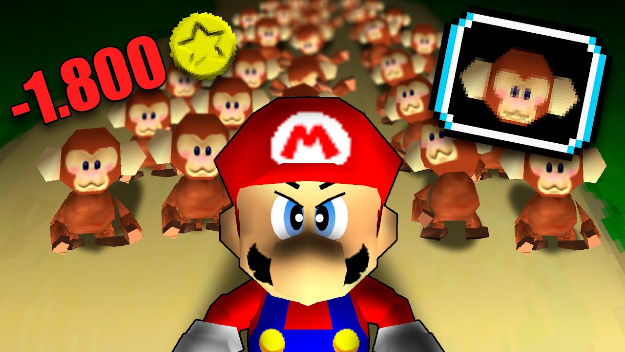 MARIO 64 pero puedes COMPRARLO TODO!!