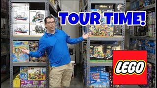 Massive LEGO Warehouse Tour: Over 10,000 LEGO Sets