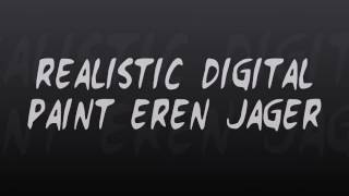 Realistic Digital Paint Eren Jager