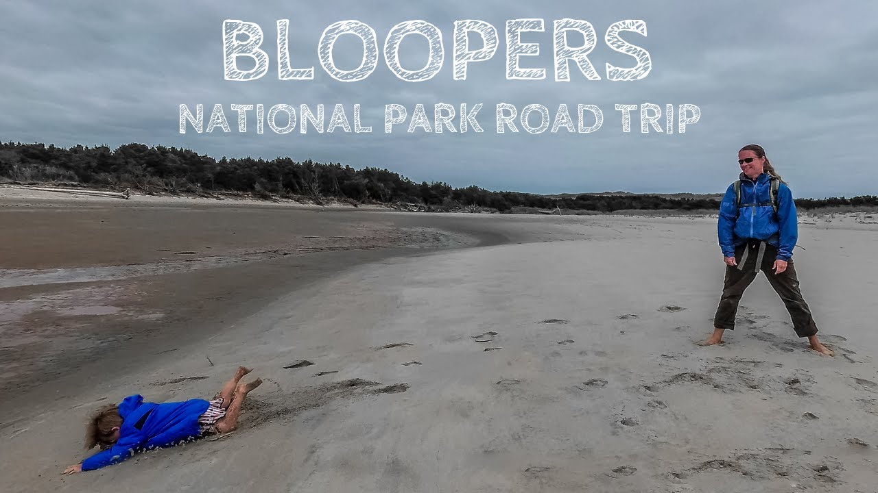 National Park Road Trip Bloopers | Hiking Fails & Slip-Ups
