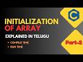 Initialization of array || part -2 || codecraft
