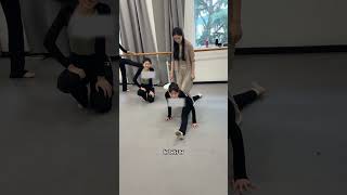 Beginner Dancer Stepped On By Teacher During Training, Cries And Screams