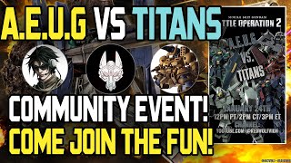 Gundam Battle Operation 2 - A.E.U.G VS TITAN COMMUNITY EVENT