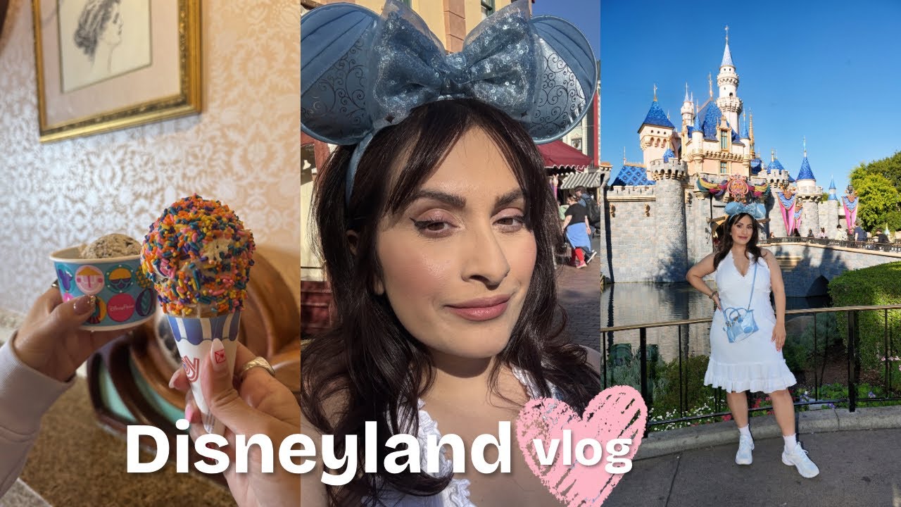 Disneyland vlog 🐭💗🎀 new hair reveal, bestie day + vday fun 🩷