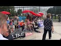 Climate activists hold sit in at White House as forest fire smoke fills DC air