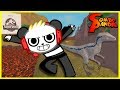 Roblox Creator Challenge LAVA + DINOSAURS ! Let's Play with Combo Panda