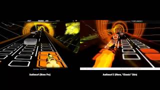 Audiosurf and Audiosurf 2 - Side-by-side Comparison