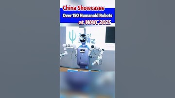 China showcases over 150 #humanoidrobots at #WAIC2025#2025RoboArmy#ChinaRobotRevolution#fypシ #china