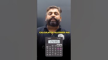 CA Foundation Exam Me Konsa Calculator Use Karen? #Shorts #CAExam #PW