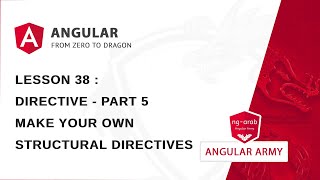 @Directive - Part 5 - Make Your Structural Directives | Master Angular Framework In Arabic