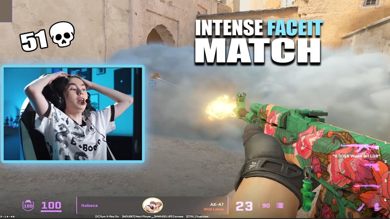donk 51 KILLS vs INTENSE FACEIT LOBBY | 4000 ELO