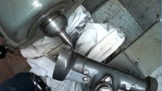 MACHINE SHOP TIPS #94 Grinding Lathe Centers With Dumore Grinder  tubalcain