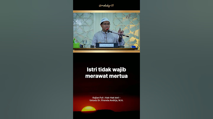 istri tidak wajib merawat mertua