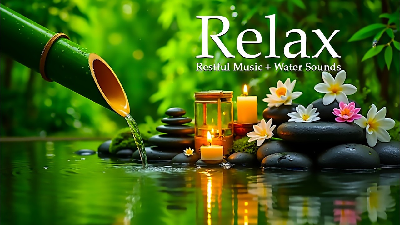 Soothing Piano & Water Sounds 🌿 Deep Peace and Total Relaxation