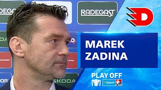 Zadina: Tíha okamžiku se na nás projevila, ale my se z toho poučíme