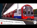 Openbve  ealing brodway to white city london underground central line