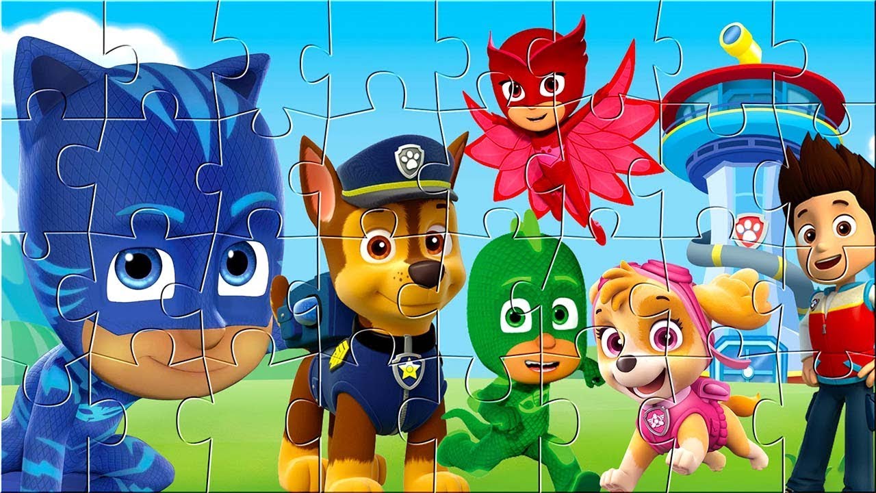 2 New Paw Patrol~PJ Masks 24-48 Piece Jigsaw Puzzles Nickelodeon Cartoon