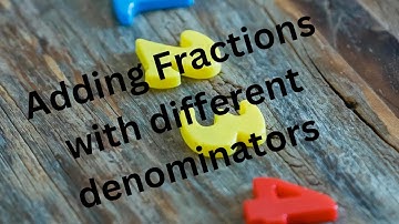 Adding Fractions | Adding fractions with different denominators class 3 class 5 #youtubevideo #video