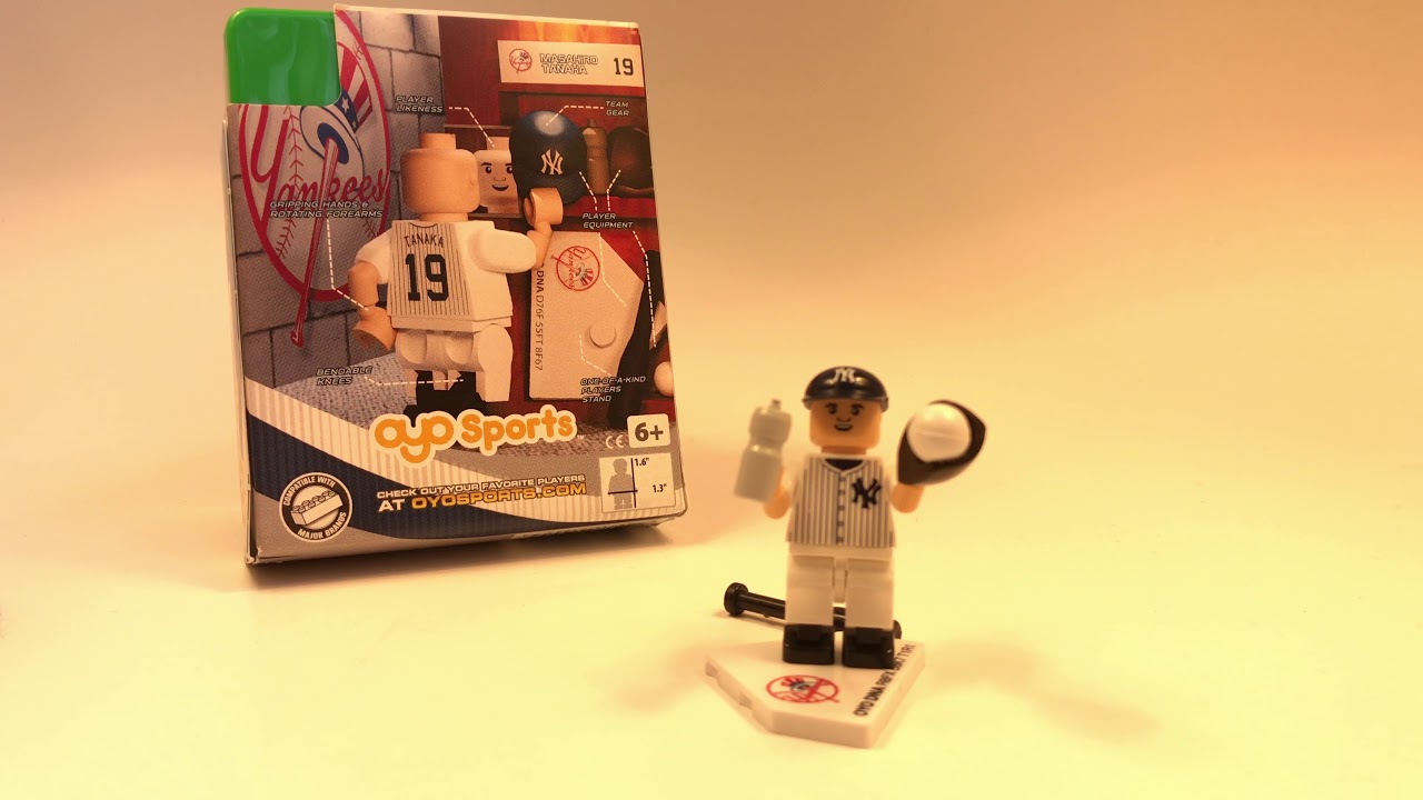 oyo sports Masahiro Tanaka minifigure review!