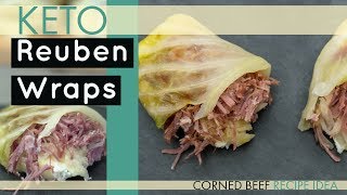 Keto Reuben Wraps | Corned Beef Recipe Idea | BadTuber Keto