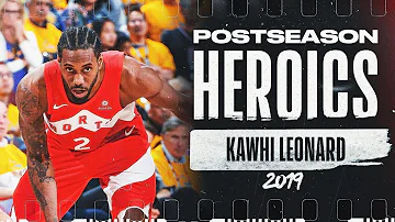Kawhi Leonard's 🔥 2019 Playoff Run | #PostseasonHeroics
