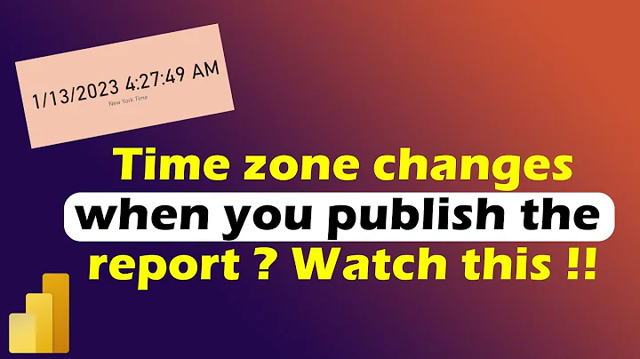 Ensure Consistent Time Display in Power BI Reports with Worldtimeapi.org