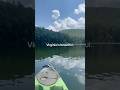 Kayaking this beautiful VA mountain lake #virginia #kayaking #lake #beautiful #getoutside #mountains