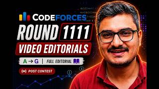 Codeforces Round 1113 | Video Editorial
