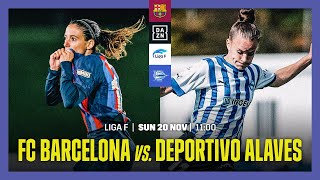FC Barcelona vs. Deportivo Alaves | Liga F Matchday 9 Full Match