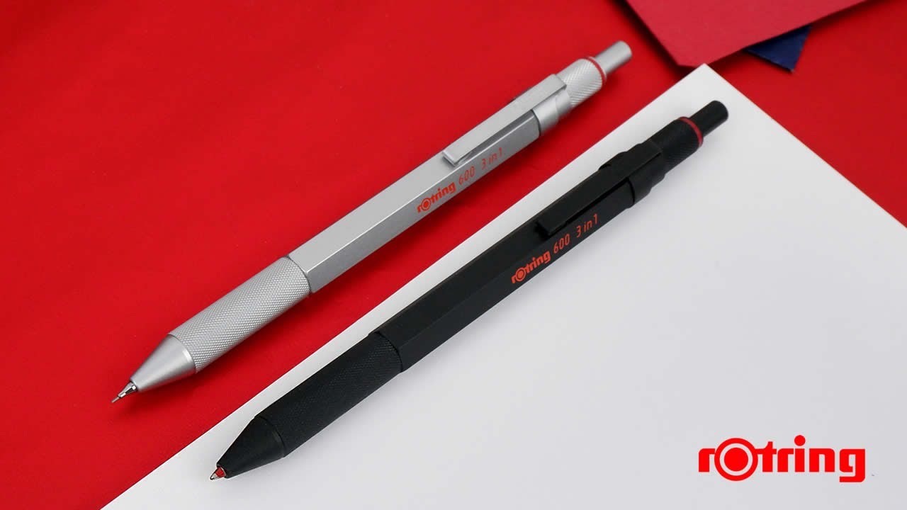Rotring 600 MultiPen Üç Fonksiyonlu Kalem YouTube