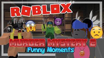 Murder Mystery 2 - ROBLOX Funny Moments (w/ FUDZ & Hollpiglet)