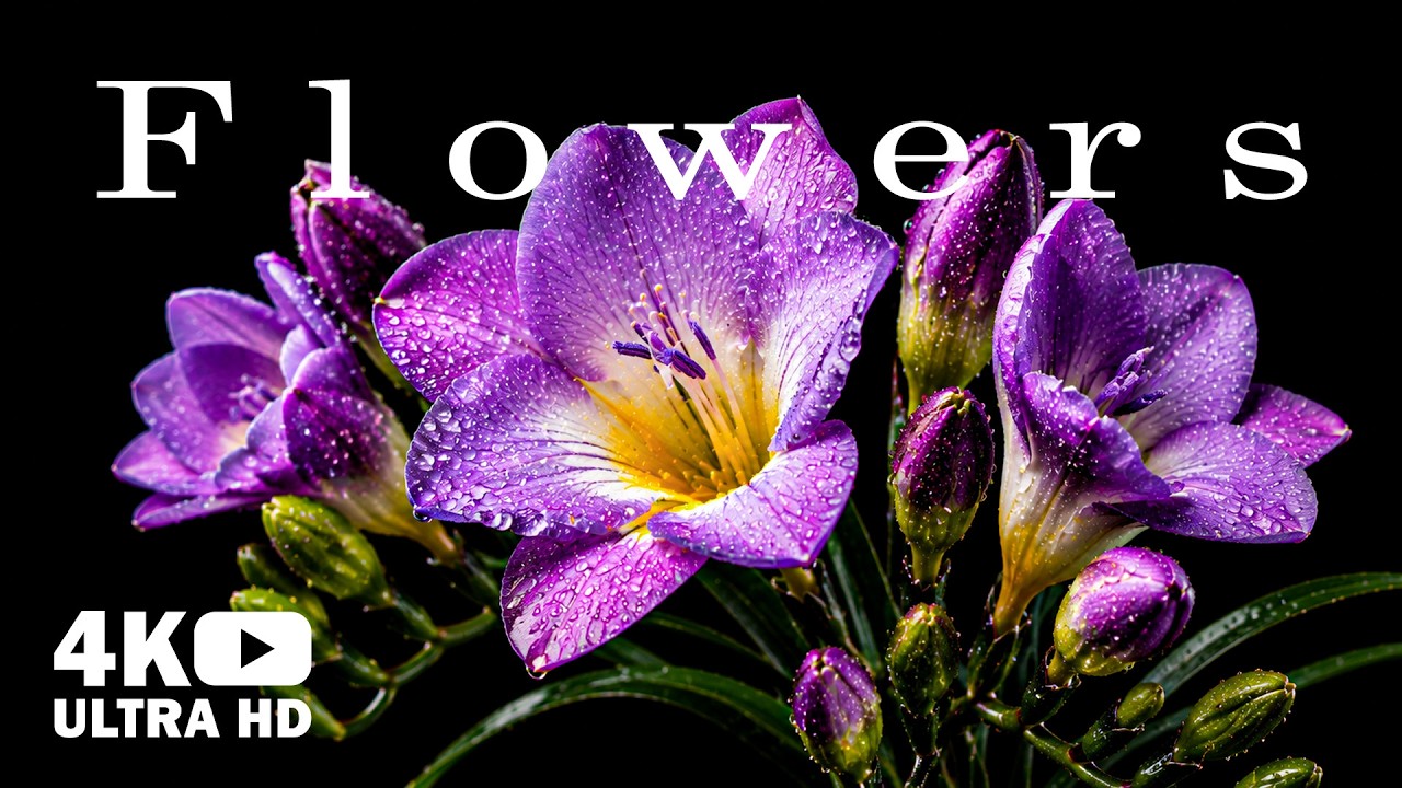 Beautiful Flowers Collection. Time-Lapse of Blooming Flowers - Floral ...